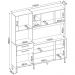 Cozinha Compacta 6 Portas 2 Gavetas Selecta 96211 Avena Menta Demobile