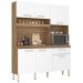 Cozinha Compacta 6 Portas Alamo 91601 Amendola Branco Demobile