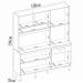 Cozinha Compacta 6 Portas Alamo 91601 Amendola Branco Demobile