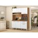 Cozinha Compacta 6 Portas Alamo 91601 Amendola Branco Demobile