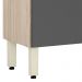 Cozinha Compacta 6 Portas Alamo 91601 Avena Grafito Demobile