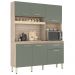 Cozinha Compacta 6 Portas Alamo 91601 Avena Menta Demobile
