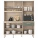 Cozinha Compacta 6 Portas Alamo 91601 Avena Menta Demobile
