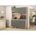 Cozinha Compacta 6 Portas Alamo 91601 Avena Menta Demobile