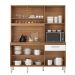 Cozinha Compacta 6 Portas Miami Amêndola Branco