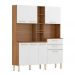 Cozinha Compacta 7 Portas 2 Gavetas Encanto 97201 Amendola Branco Demobile