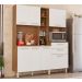 Cozinha Compacta 7 Portas 2 Gavetas Encanto 97201 Amendola Branco Demobile