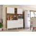 Cozinha Compacta 7 Portas 2 Gavetas Encanto 97201 Amendola Branco Demobile