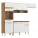 Cozinha Compacta 99101 Com Balcao 93101 Amendola Branco Dama Demobile