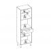 Cozinha Compacta 99101 Com Balcao 93101 Amendola Branco Dama Demobile