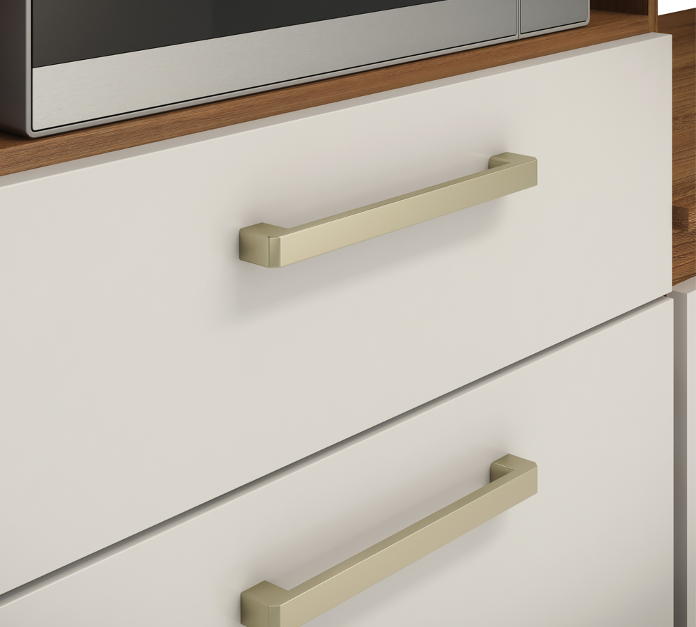 Cozinha Compacta 99101 Com Balcao 93101 Amendola Branco Dama Demobile