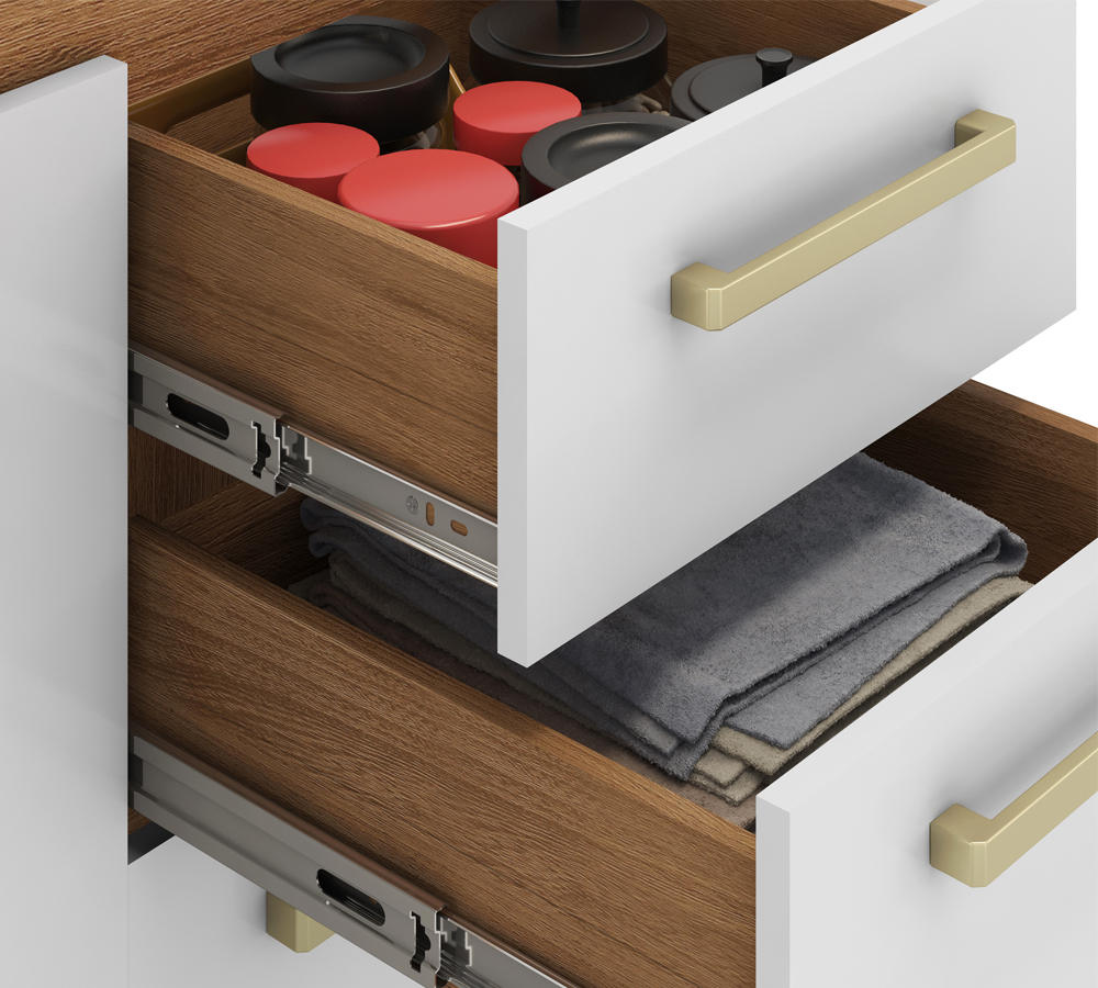 Cozinha Compacta 99101 Com Balcao 93201 Dama Amendola Branco Demobile