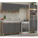 Cozinha Compacta 99101 Com Balcao 93201 Dama Avena Grafito Demobile