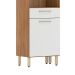Cozinha Compacta Dama 6 Portas 1 Gaveta Amendola e Branco