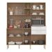 Cozinha Compacta Encanto 7 Portas e 2 Gavetas Amêndola/Branco - Demóbile  