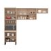 Cozinha Compacta Firenze 7 PT Avena e Grafito