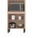 Cozinha Compacta Firenze 7 PT Avena e Grafito