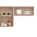 Cozinha Compacta Firenze I 10 Portas 2 Gavetas Avena e Grafito