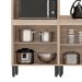 Cozinha Compacta Firenze I 10 Portas 2 Gavetas Avena e Grafito