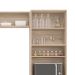 Cozinha Compacta Firenze I 11 Portas 2 Gavetas Avena e Grafito