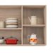 Cozinha Compacta Firenze I 6 Portas 2 Gavetas Avena e Grafito