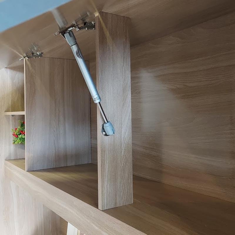 Cozinha Compacta Select 6 Portas e 2 Gavetas Avena/Grafito - Demóbile