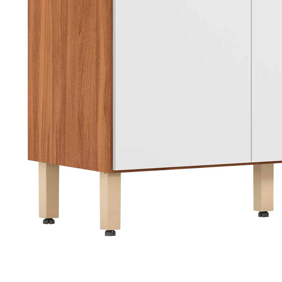 Cozinha Completa Dama 9 Portas 2 Gavetas Amendola e Branco