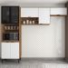Cozinha Modulada 3 Peças FI0007 Amendola Branco Demobile