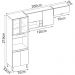Cozinha Modulada 3 Peças FI0007 Amendola Branco Demobile