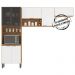 Cozinha Modulada 3 Peças FI0007 Amendola Branco Demobile