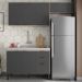 Cozinha Modulada 3 Peças FRCZ7 Avena Grafito Demobile