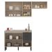 Cozinha Modulada 3 Peças FRCZ7 Avena Grafito Demobile