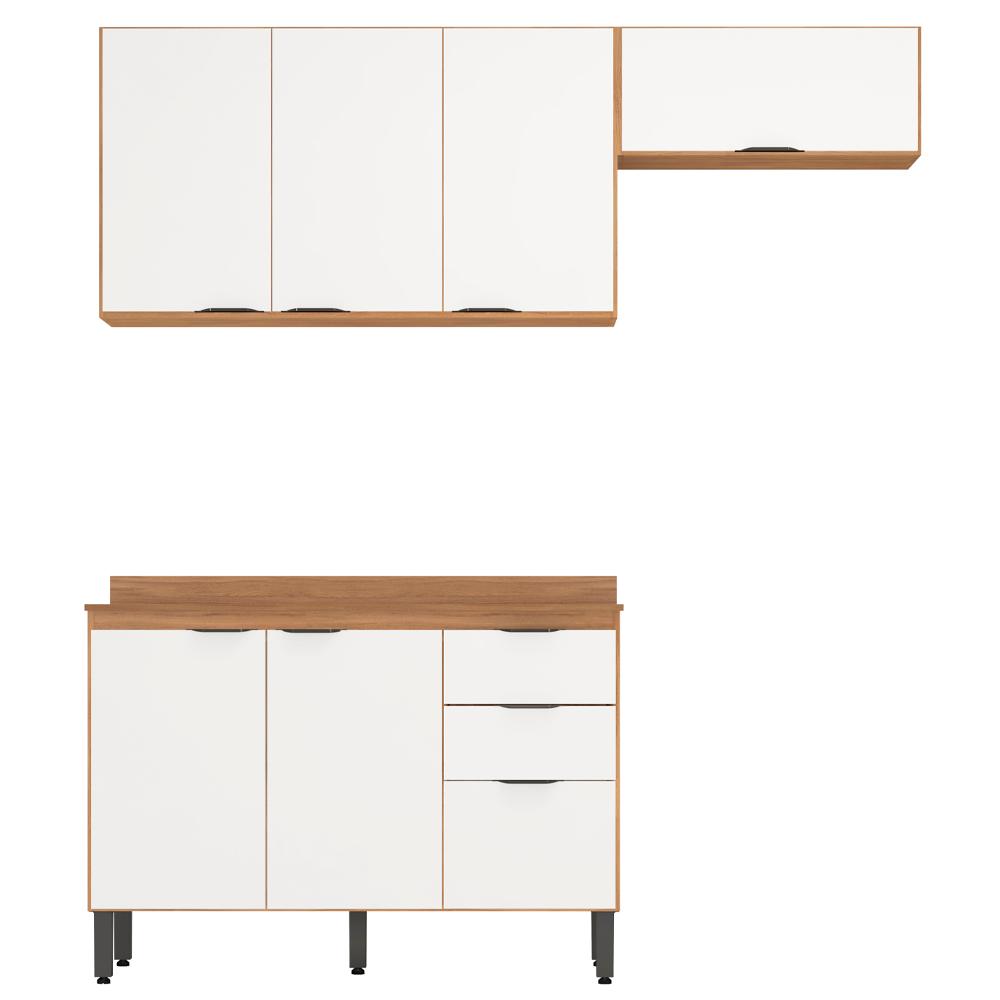 Cozinha Modulada 3 Peças FRCZ8 Amendola Branco Demobile