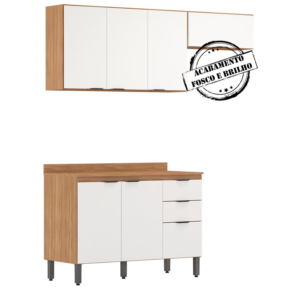 Cozinha Modulada 3 Peças FRCZ8 Amendola Branco Demobile