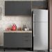 Cozinha Modulada 3 Peças FRCZ8 Avena Grafito Demobile