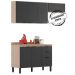 Cozinha Modulada 3 Peças FRCZ8 Avena Grafito Demobile