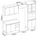 Cozinha Modulada 4 Peças FI0002 Amendola Branco Demobile