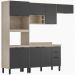 Cozinha Modulada 4 Peças FI0003 Avena Grafito Demobile