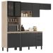 Cozinha Modulada 4 Peças FI0006 Avena Grafito Demobile
