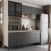 Cozinha Modulada 4 Peças FI0006 Avena Grafito Demobile