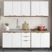 Cozinha Modulada 4 Peças FI0008 Amendola Branco Demobile