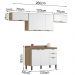 Cozinha Modulada 4 Peças FRCZ3 Amendola Branco Demobile