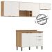 Cozinha Modulada 4 Peças FRCZ4 Amendola Branco Demobile