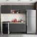 Cozinha Modulada 4 Peças FRCZ4 Avena Grafito Demobile
