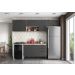 Cozinha Modulada 4 Peças FRCZ4 Avena Grafito Demobile