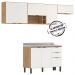 Cozinha Modulada 4 Peças FRCZ5 Amendola Branco Demobile