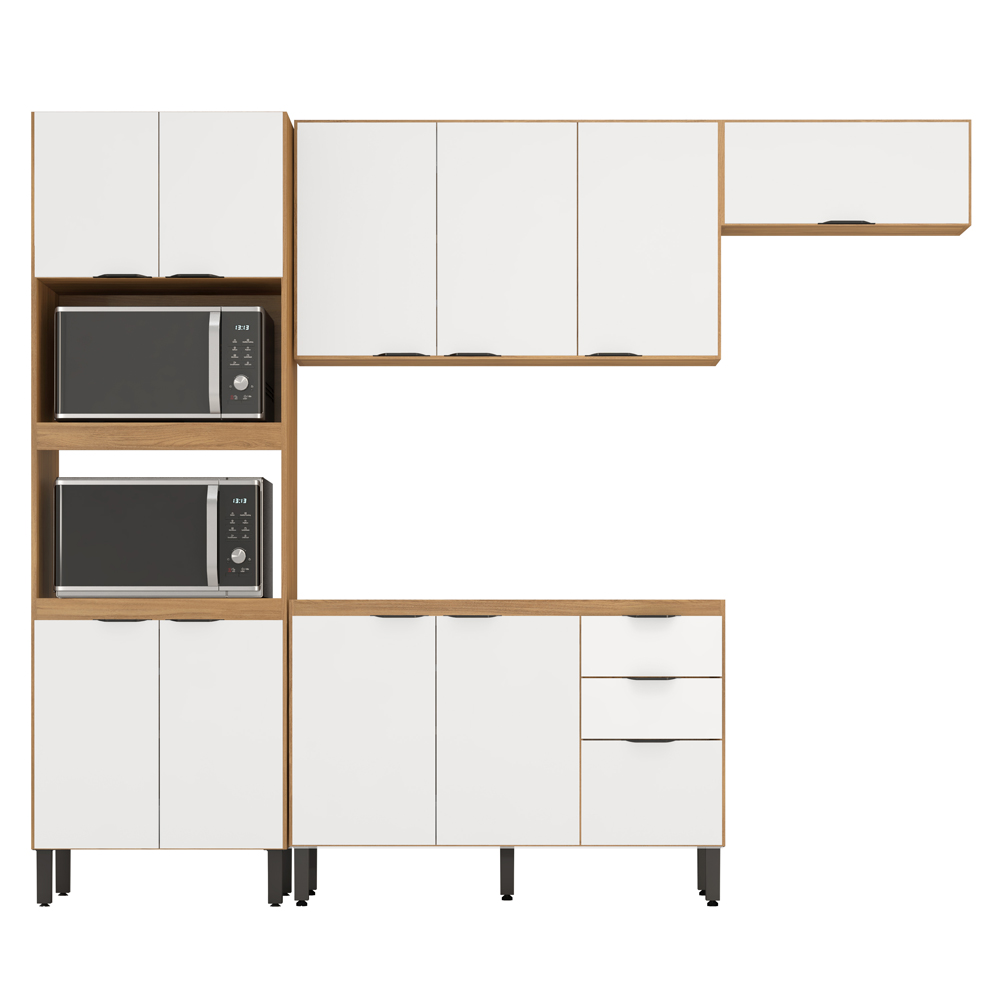Cozinha Modulada 4 Peças FTM004 Amendola Branco Demobile