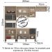 Cozinha Modulada 4 Peças FTM004 Avena Grafito Demobile
