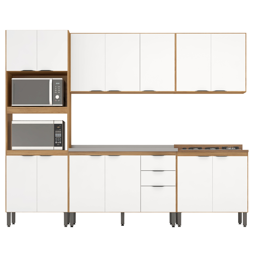 Cozinha Modulada 5 Peças FHR001 Amendola Branco Demobile