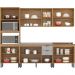 Cozinha Modulada 5 Peças FHR001 Amendola Nude Prime Tx Demobile